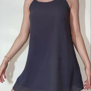 Mini Naked Zebra racerback dress
